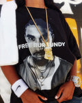 “FREE BURGUNDY” T - SHIRT