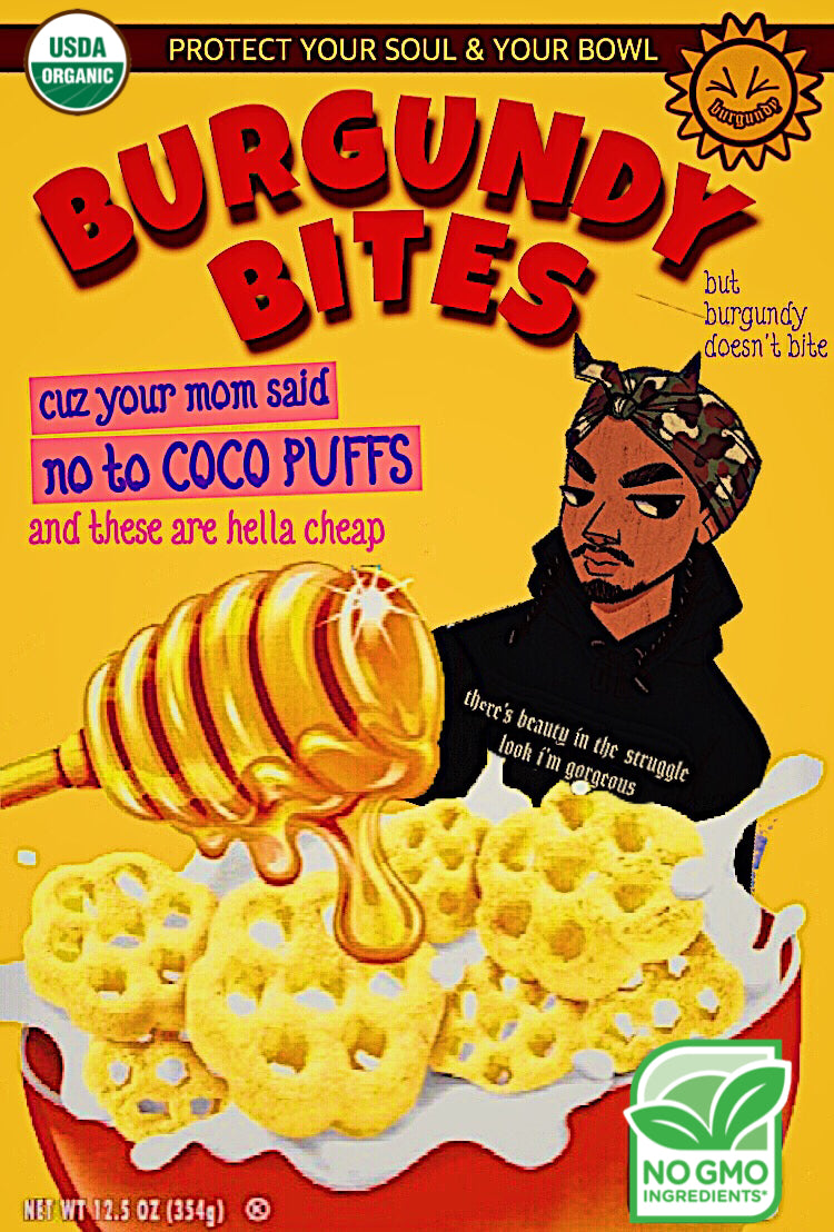 x BURGUNDY BITES (POSTER)