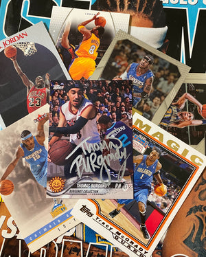 x Thomas Burgundy Basketball Card