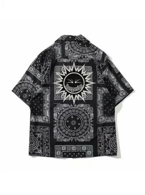 PAISLEY BANDANA BUTTON UP SHIRT